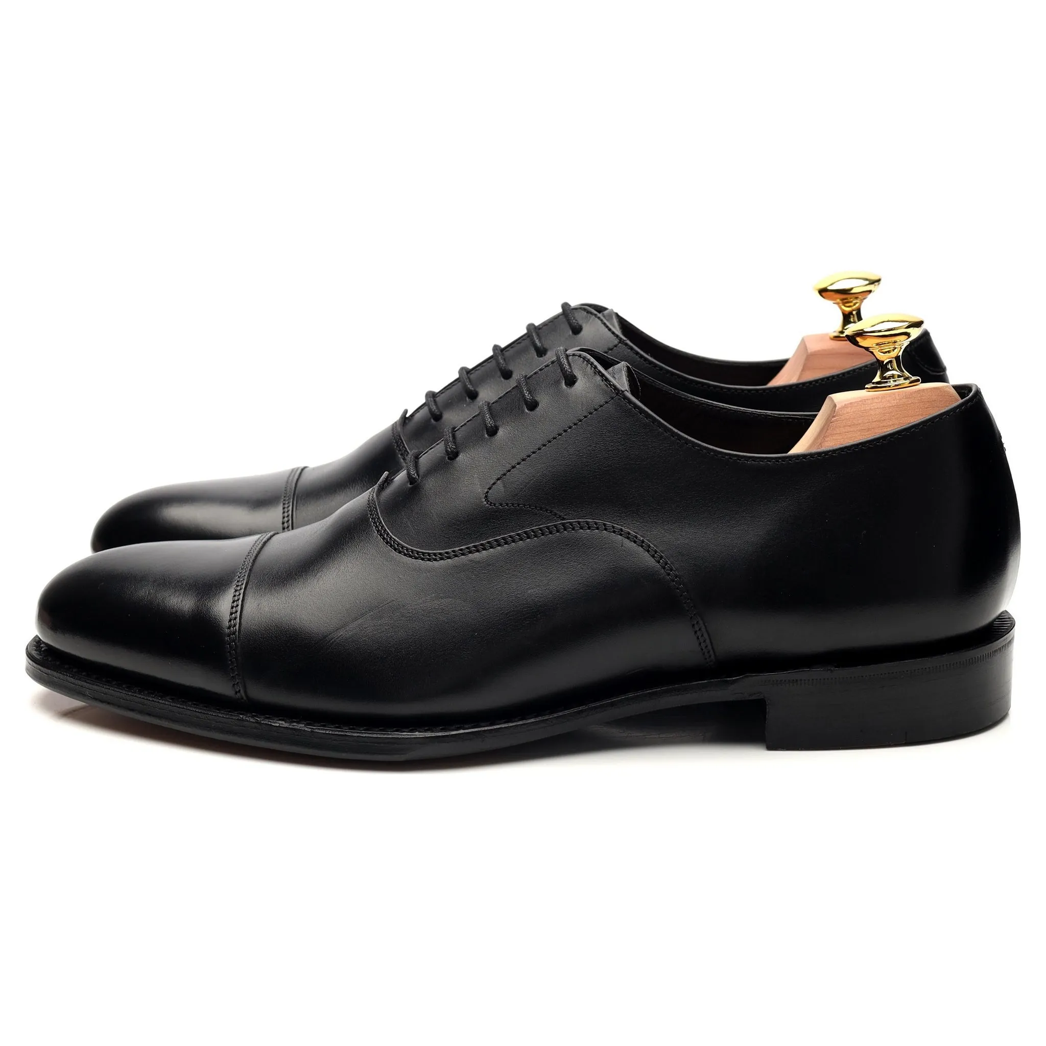1880 Export Grade 'Hanover' Black Leather Oxford UK 7.5 F