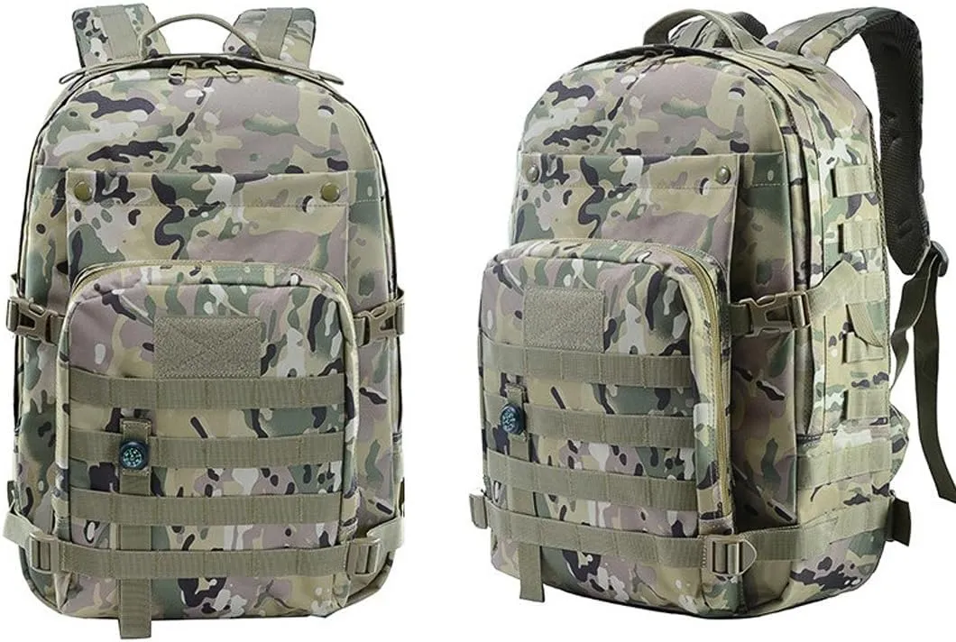 41L Military Tactical Backpack For Men Camping Hiking Trekking Daypack Rucksack Bag MOLLE 3 Day Assault Pack (CP)