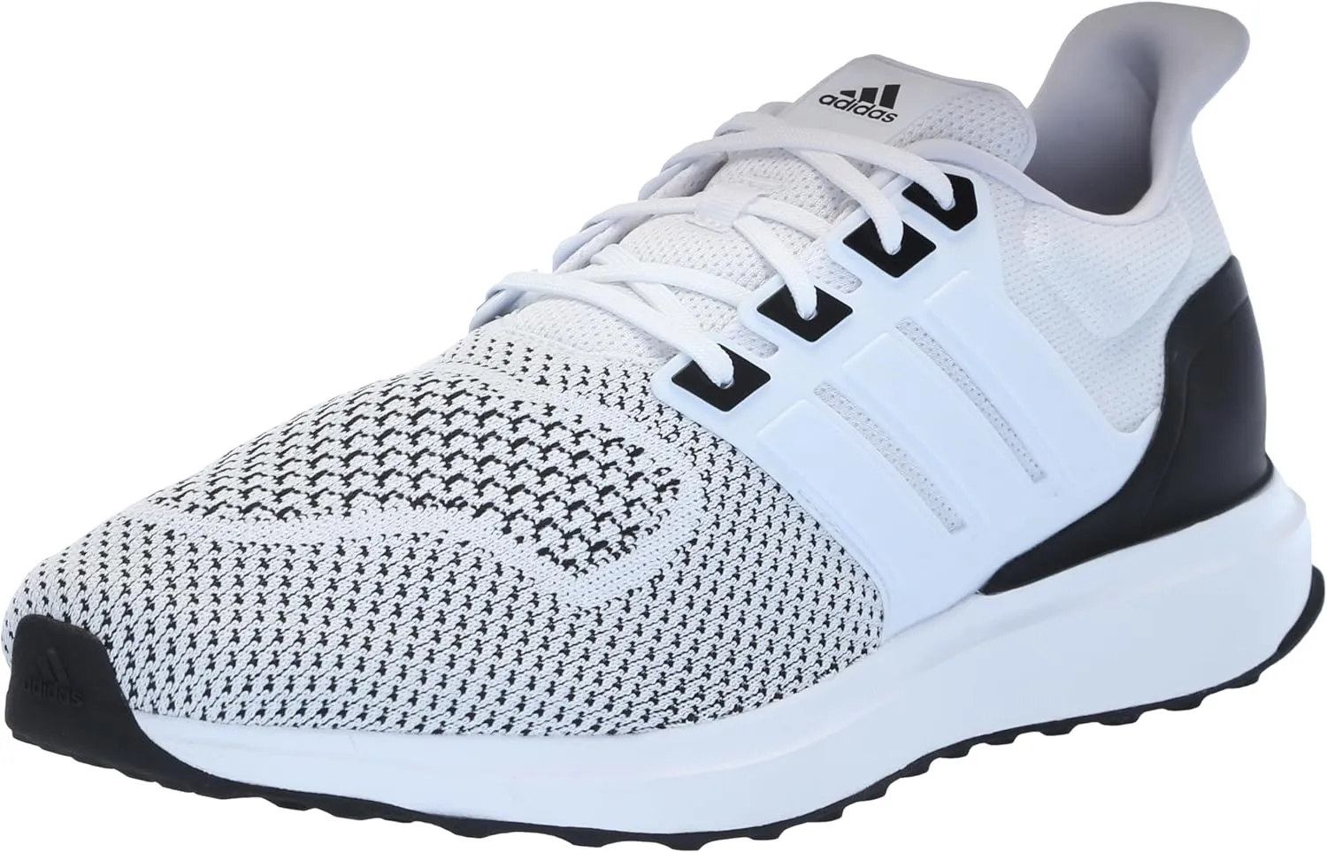 adidas Men's UBounce DNA Sneaker, White/White/Black, 9.5