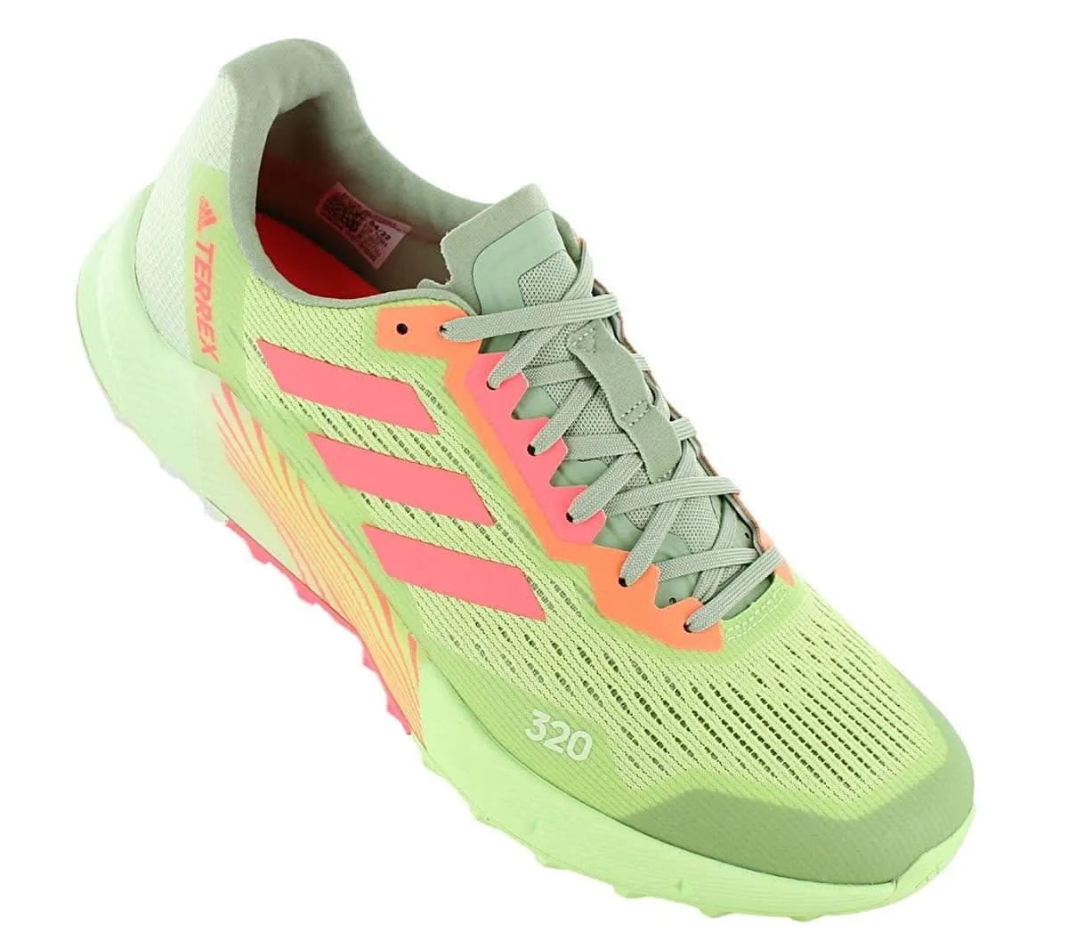 adidas TERREX Agravic Flow 2.0 - Herren Trail-Running Schuhe Laufschuhe Grün H06575