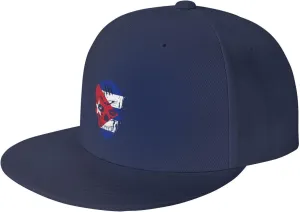 Adjustable Creative Cuba Patriot Skull National Flag Snapback Hat for Men Women Baseball Cap Dad Hats