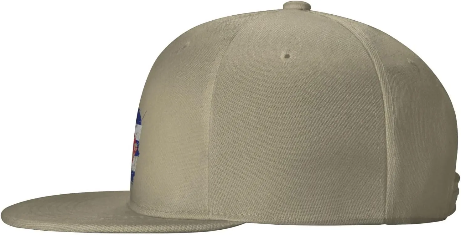 Adjustable Creative Cuba Patriot Skull National Flag Snapback Hat for Men Women Baseball Cap Dad Hats
