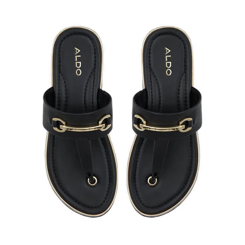 Aldo Deverena Women T-strap Sandal - Black