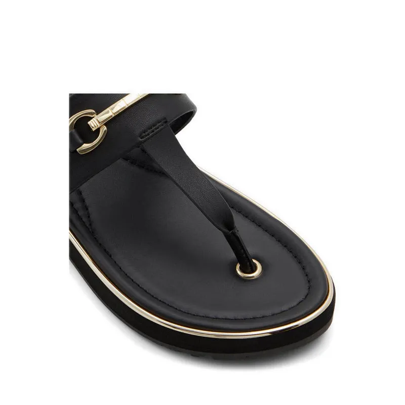 Aldo Deverena Women T-strap Sandal - Black