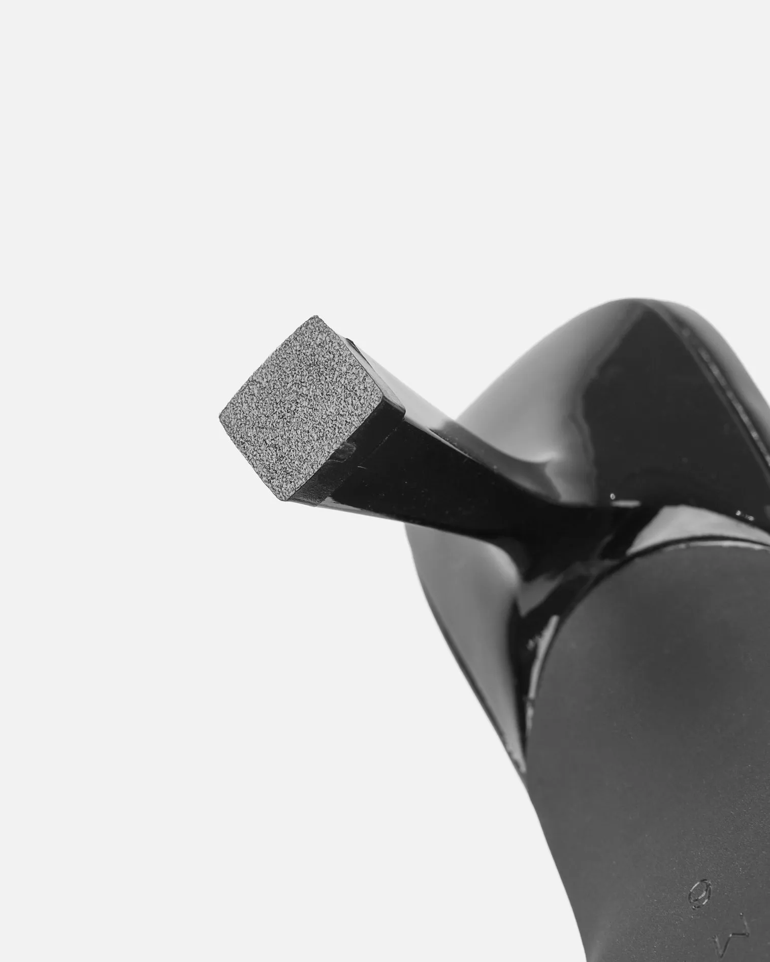 Ankana Black Buckle Detail Mule Court Shoes