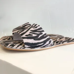 Bali Zebra Print Sandal