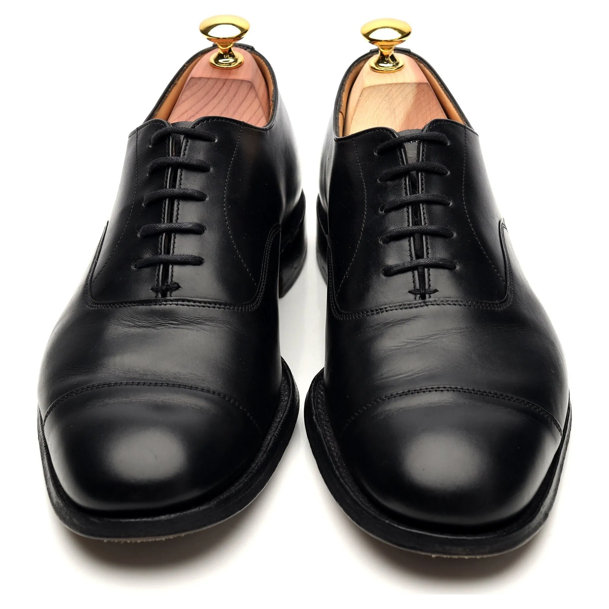 'Balmoral' Black Leather Oxford UK 7.5 F