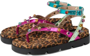 Betsey Women's Conley Sandal, Metallic Multi, 7