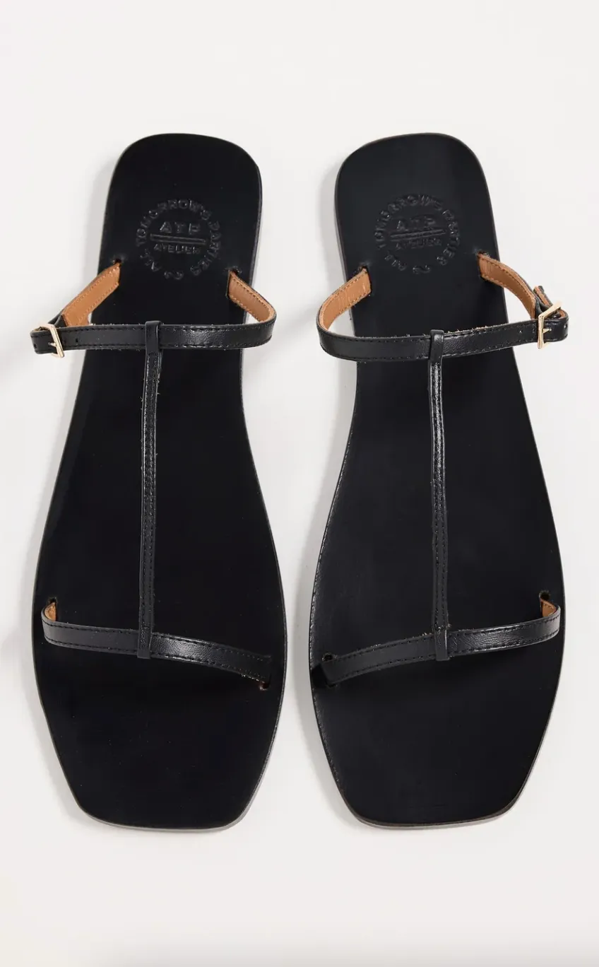 Black Extensive variety Sandals, Gualdo Record-breaking sale
