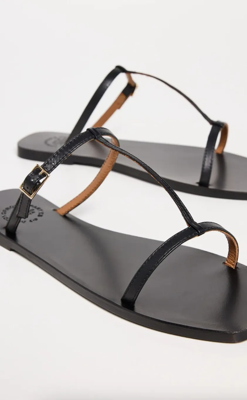 Black Extensive variety Sandals, Gualdo Record-breaking sale