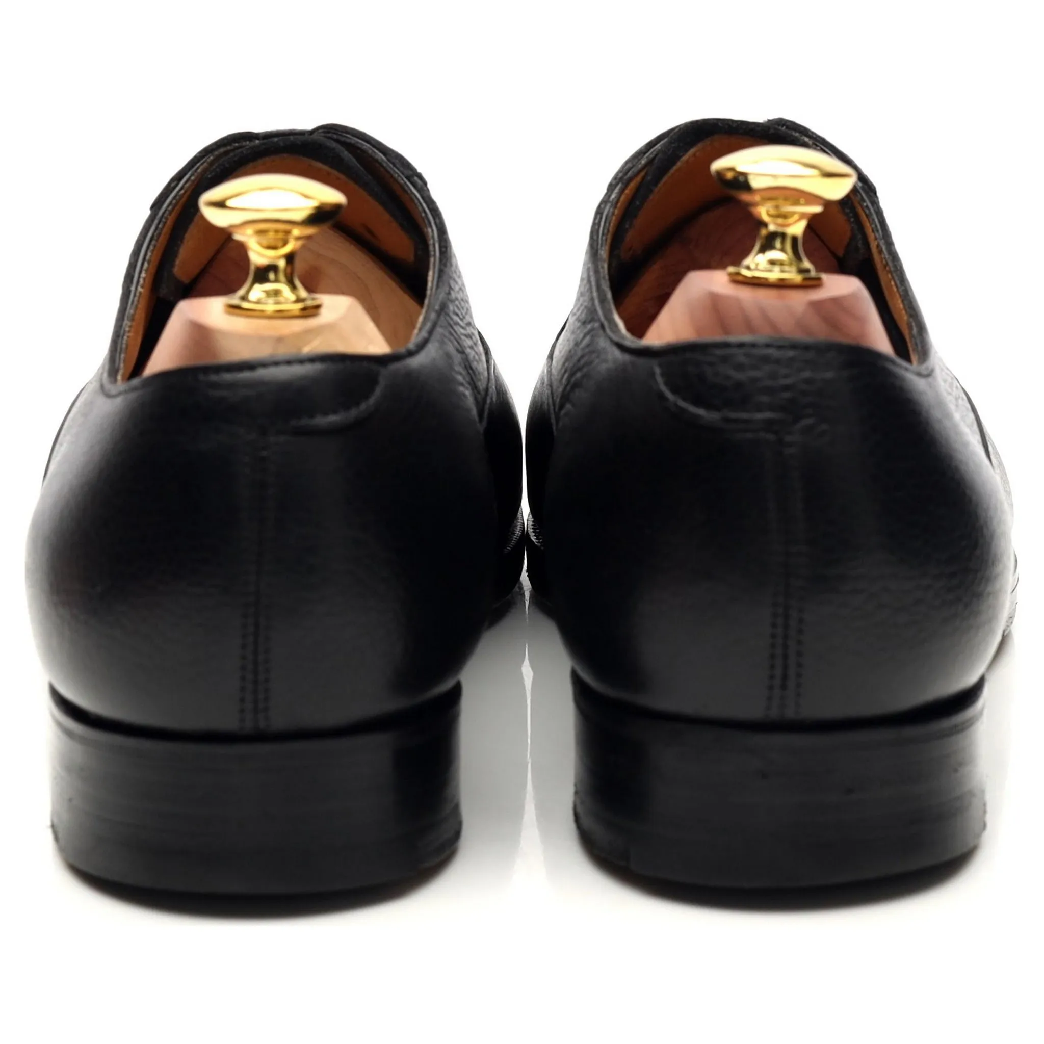 Black Grain Leather Oxford UK 7 E