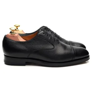 Black Grain Leather Oxford UK 7 E