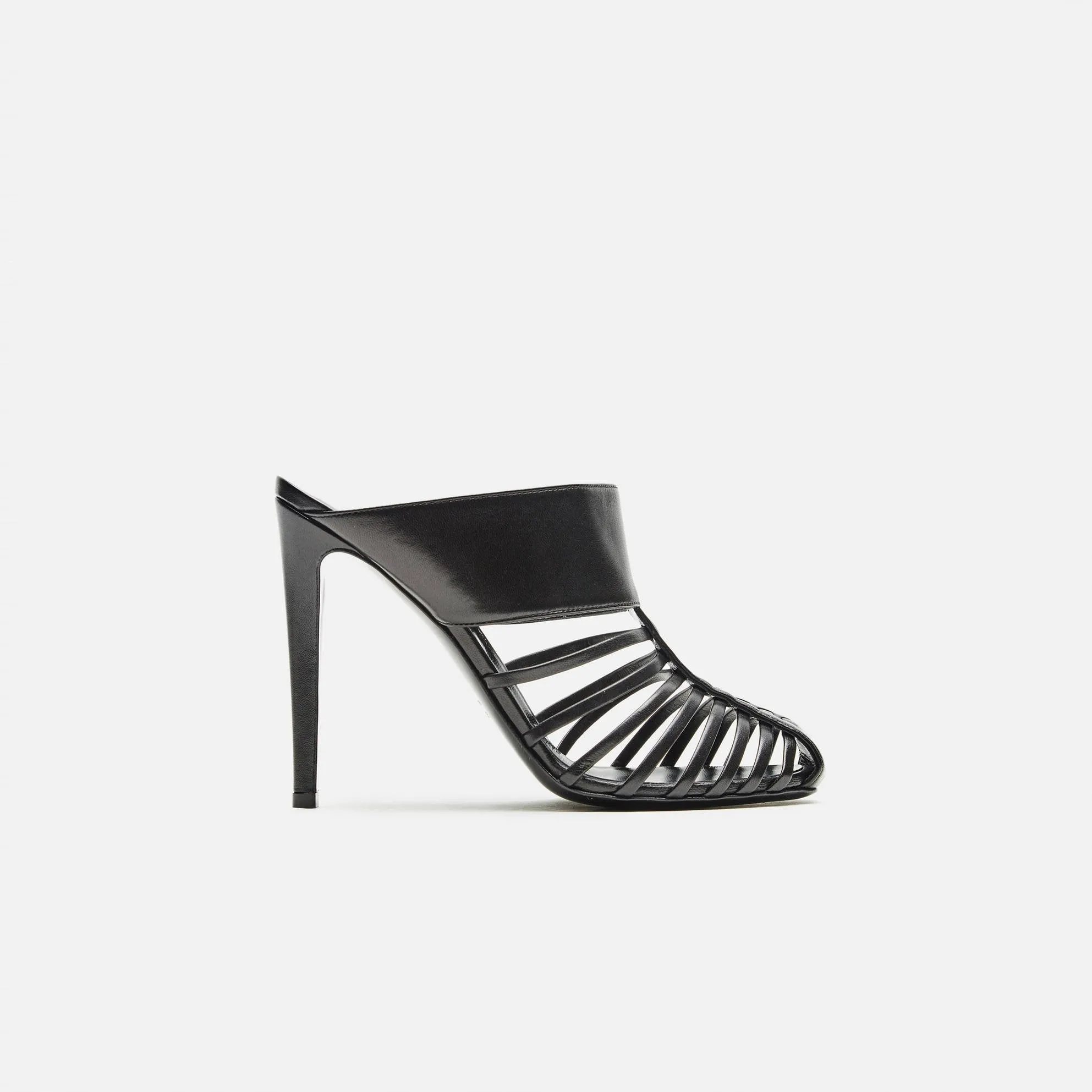Capello Strappy Mule Sandal - Black