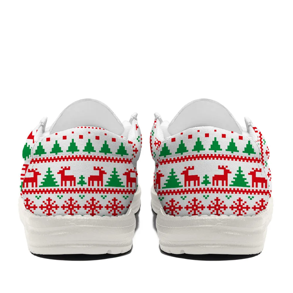 Cindy Lou Who Christmas Ugly Canvas Loafer Shoes