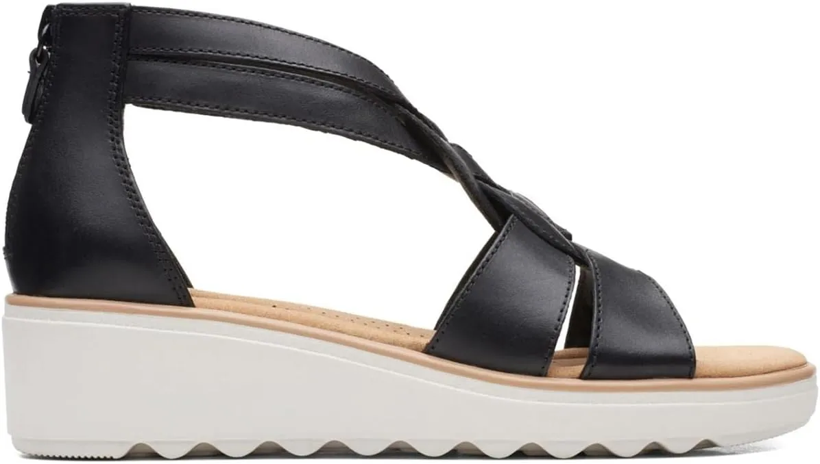 Clarks Women's Jillian Bright Strappy Wedge Sandal