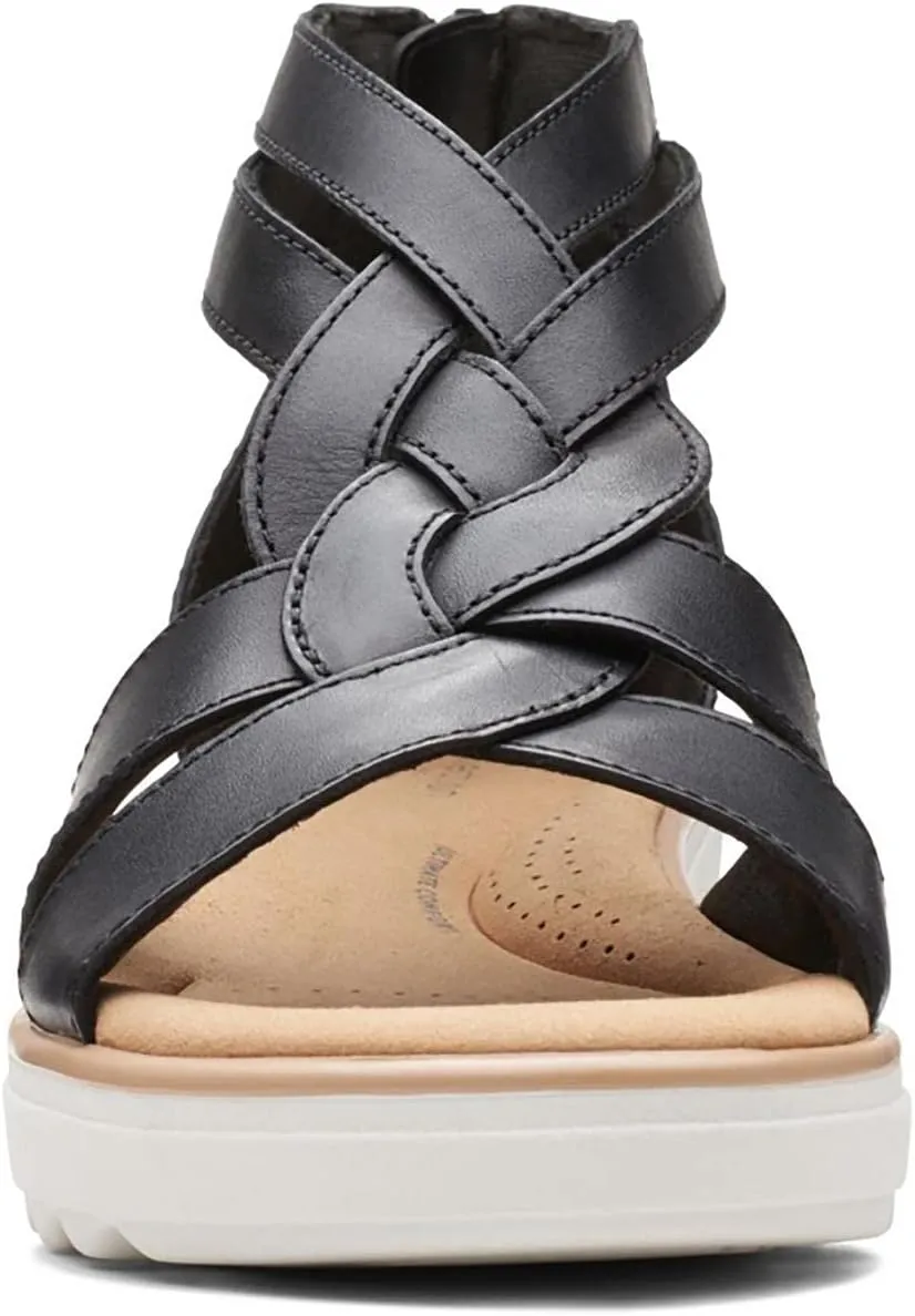Clarks Women's Jillian Bright Strappy Wedge Sandal