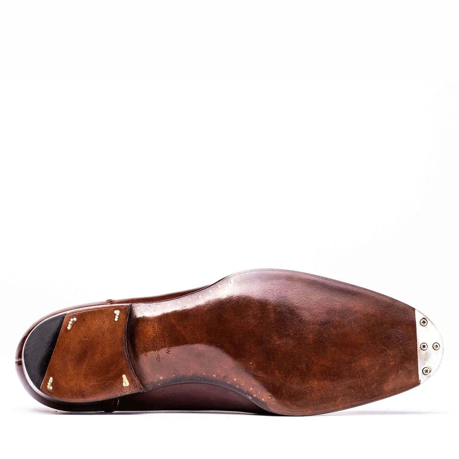 Classic Cap-Toe Shiny Leather Oxford Shoes