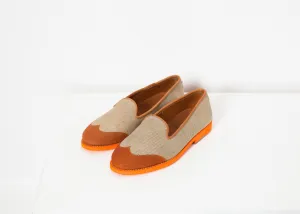 Clearance sale Orange Secure in Loafer Wingtip