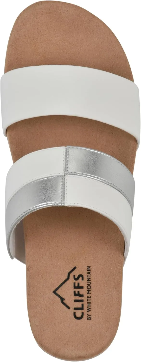 CLIFFS BY WHITE MOUNTAIN Women's Tammy Slide Sandal