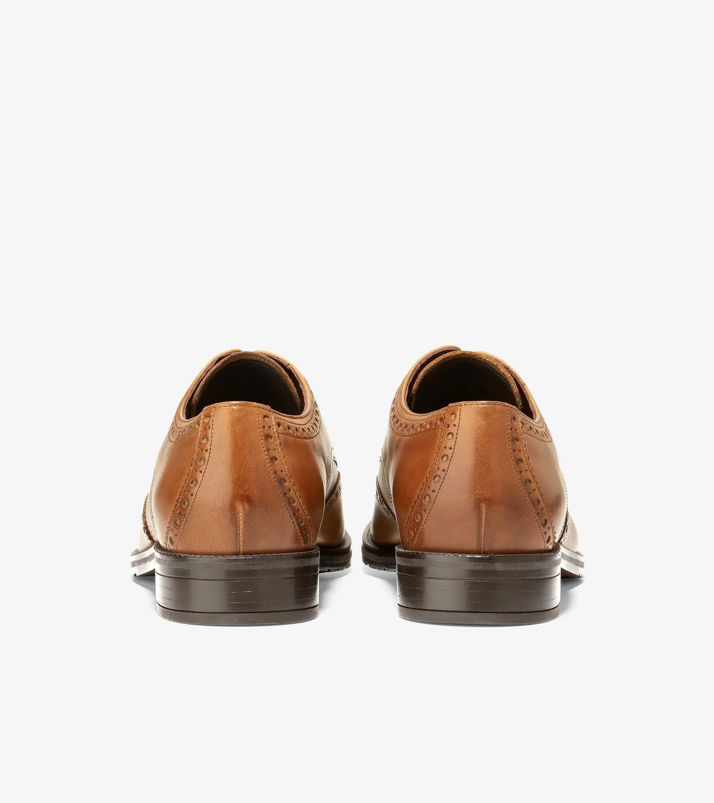 Cole Haan Men's Modern Essentials Wingtip Oxford CH British Tan Leather C34598