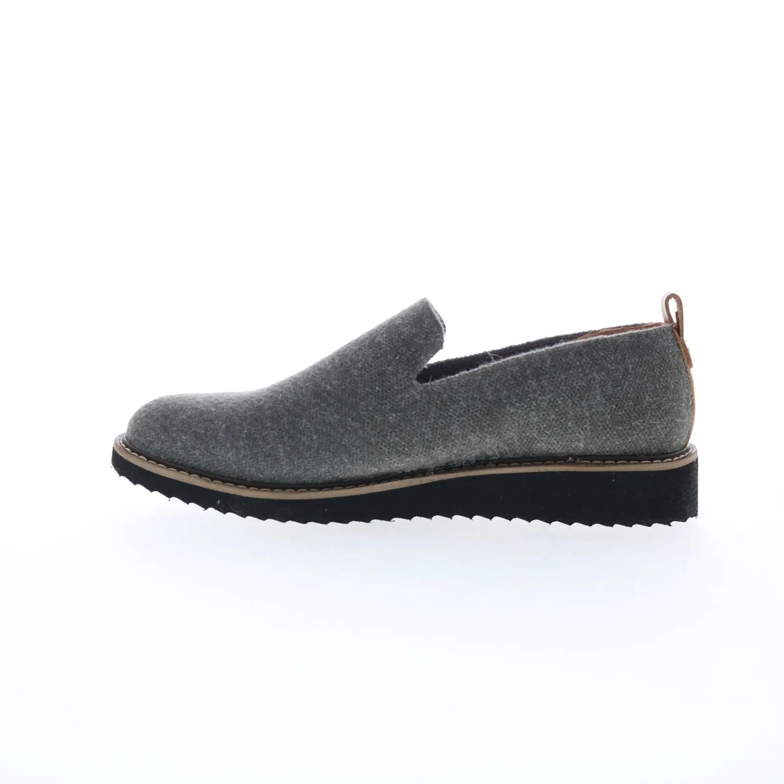 Comfortiva Lelan CT0034142 Womens Gray Wide Canvas Loafer Flats Shoes