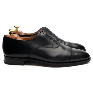 'Connaught' Black Leather Oxford UK 8.5 E
