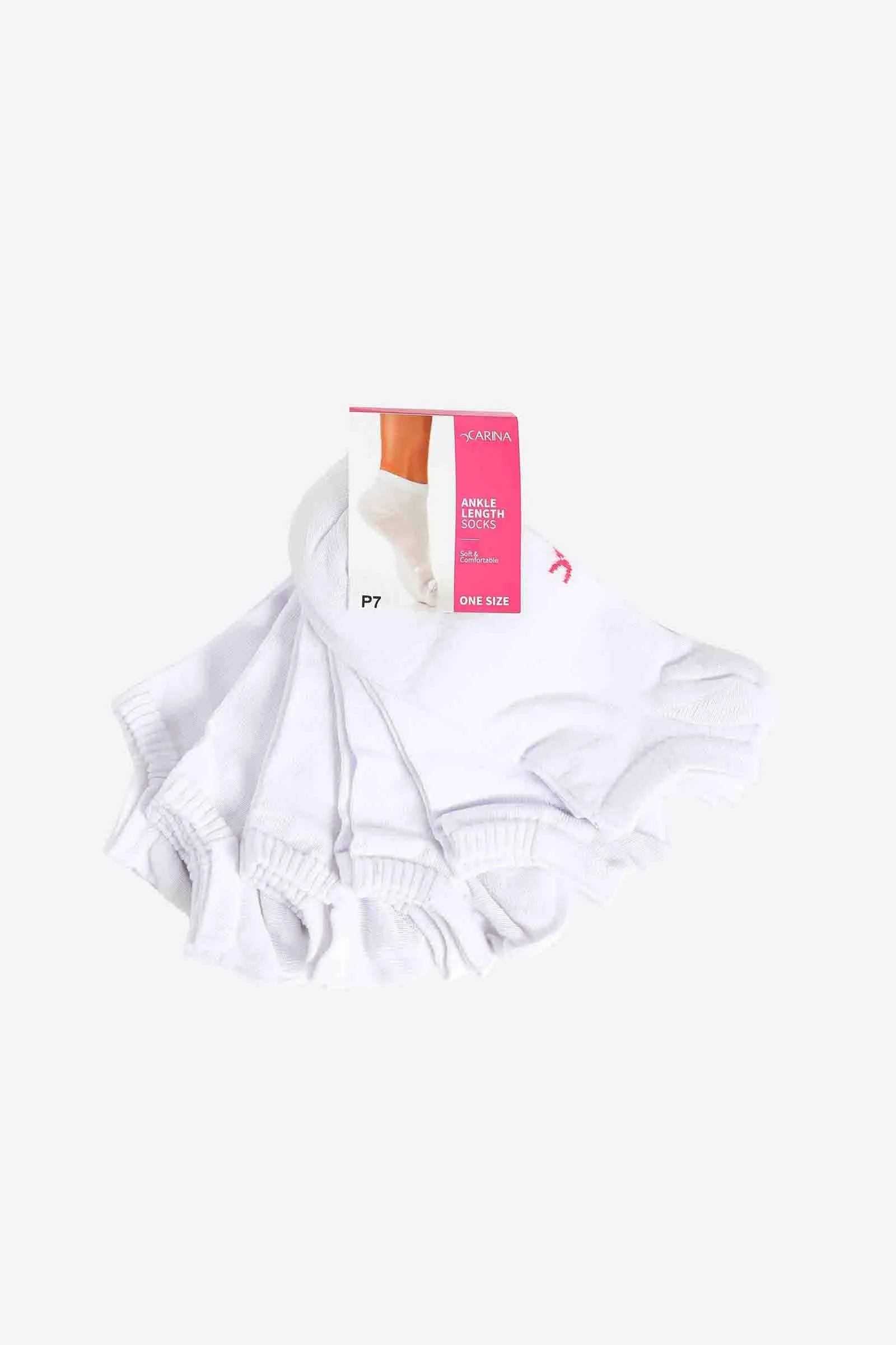 Cotton Ankle Socks - 7 Pairs