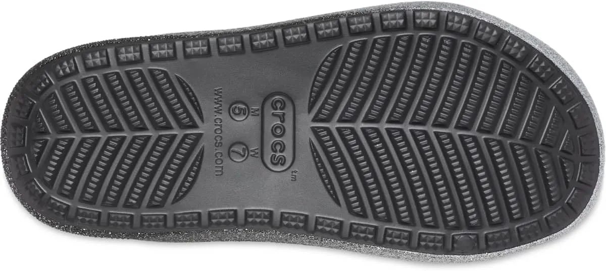 Crocs Unisex-Adult Classic Cozzzy Platform Sandals | Fuzzy Slippers Slide