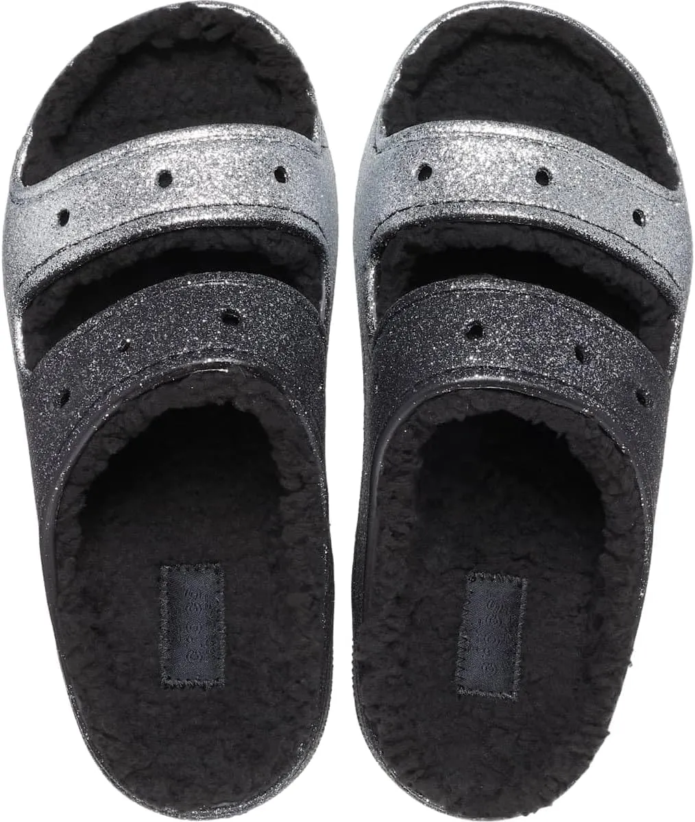 Crocs Unisex-Adult Classic Cozzzy Platform Sandals | Fuzzy Slippers Slide