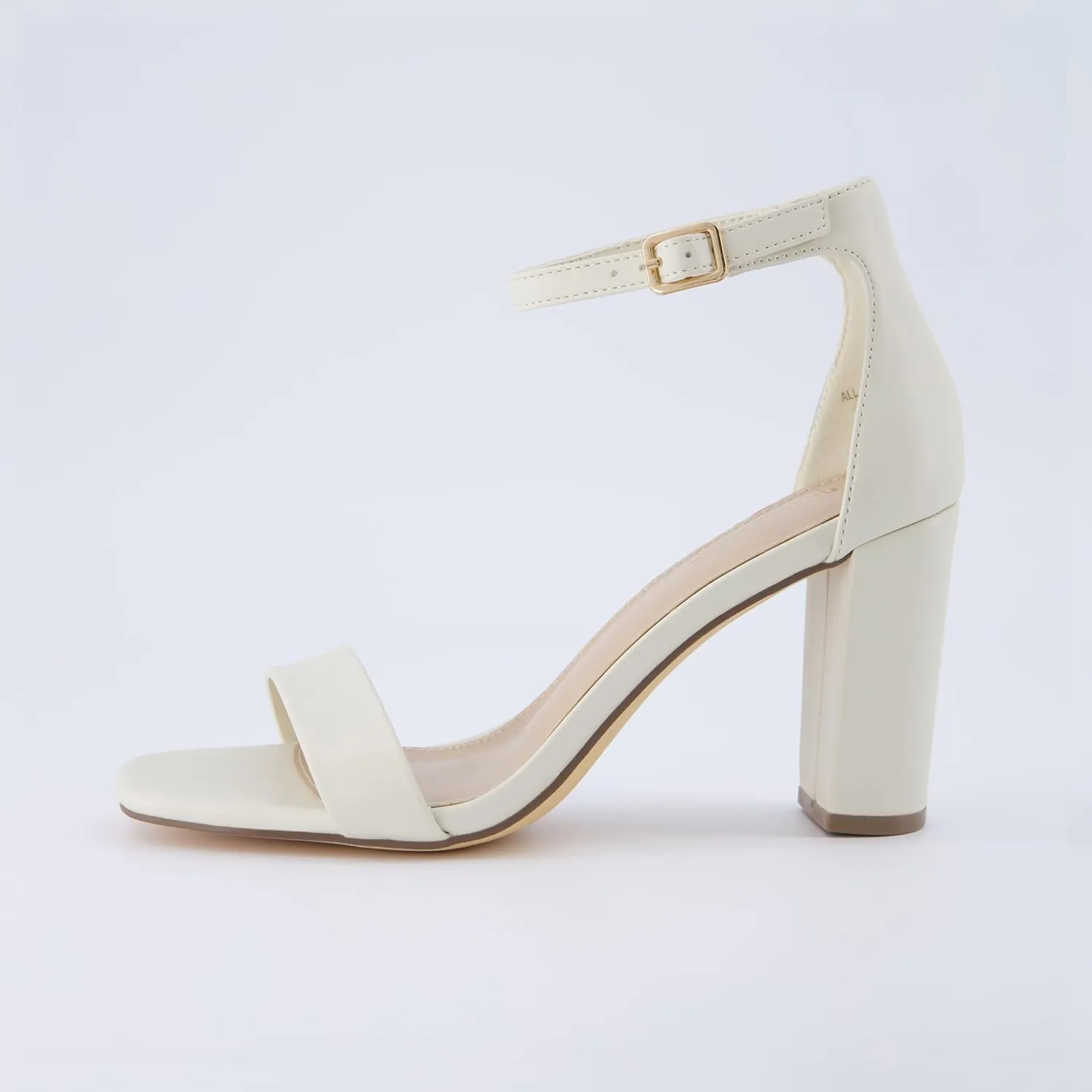 CUSHIONAIRE Women's Bliss one band mid block heel sandal  Memory Foam, Wide Widths Available