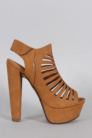 Cutout Strappy Plug-and-play Mule On-sale Heel Slingback