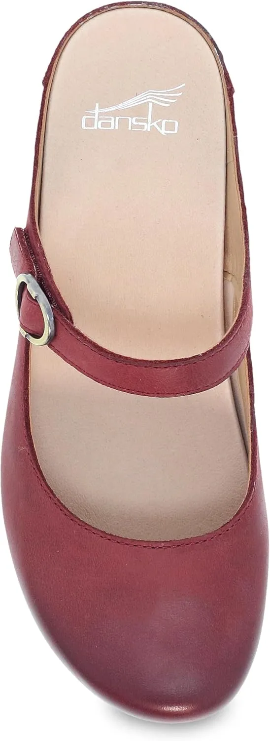 Dansko Bria Slip-On Mary Jane Mule Clogs for Women – Memory Foam and Arch Support for All -Day Comfort and Support – Lightweight EVA Outsole for Long-Lasting Wear
