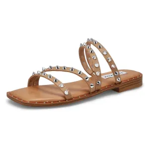 Diverse categories Toe Slip Embellished Steve Pyramid Skyler Fashion Madden Sandals Tan On State-of-the-art Squared