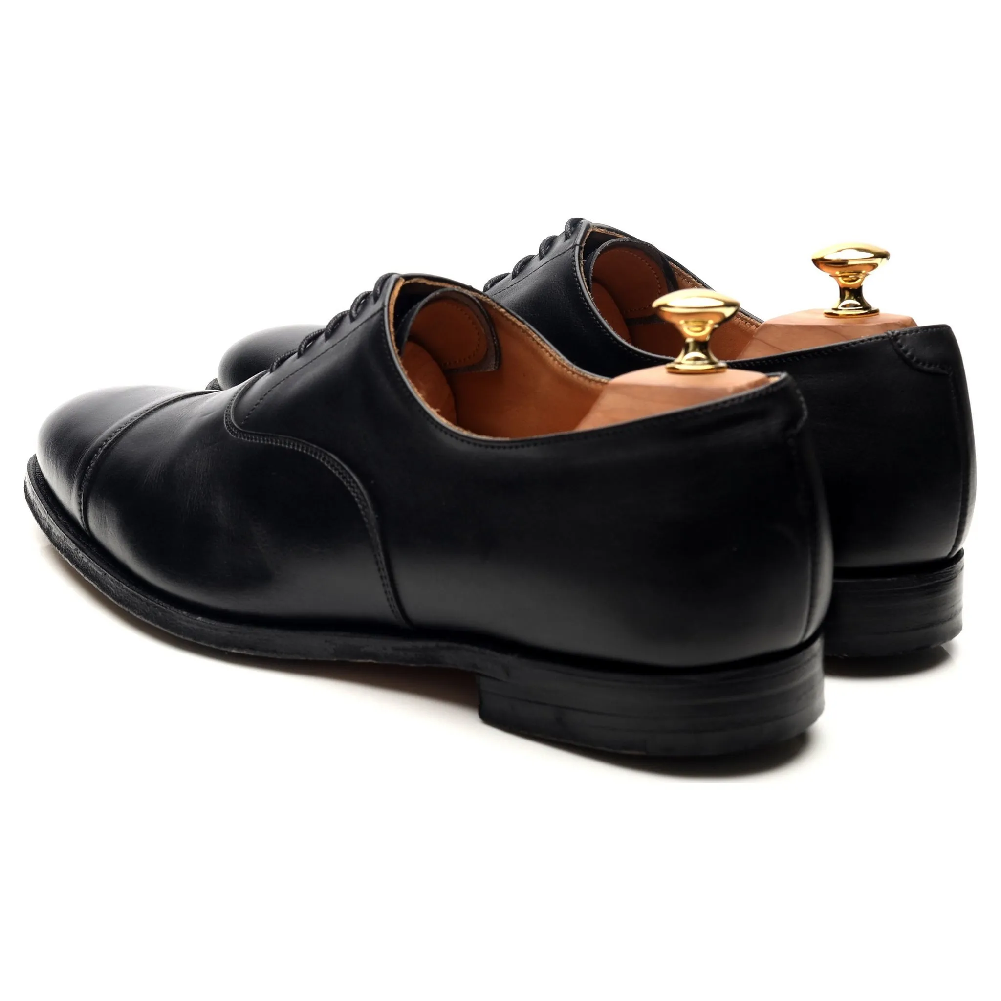 'Dorset 2' Black Leather Oxford UK 10 E