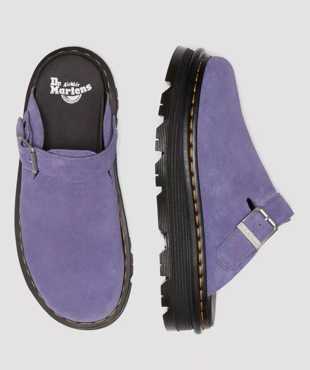 Dr. Martens Zebzag EH Suede Twilight Purple Mule