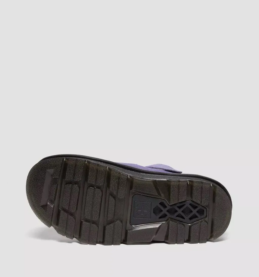Dr. Martens Zebzag EH Suede Twilight Purple Mule