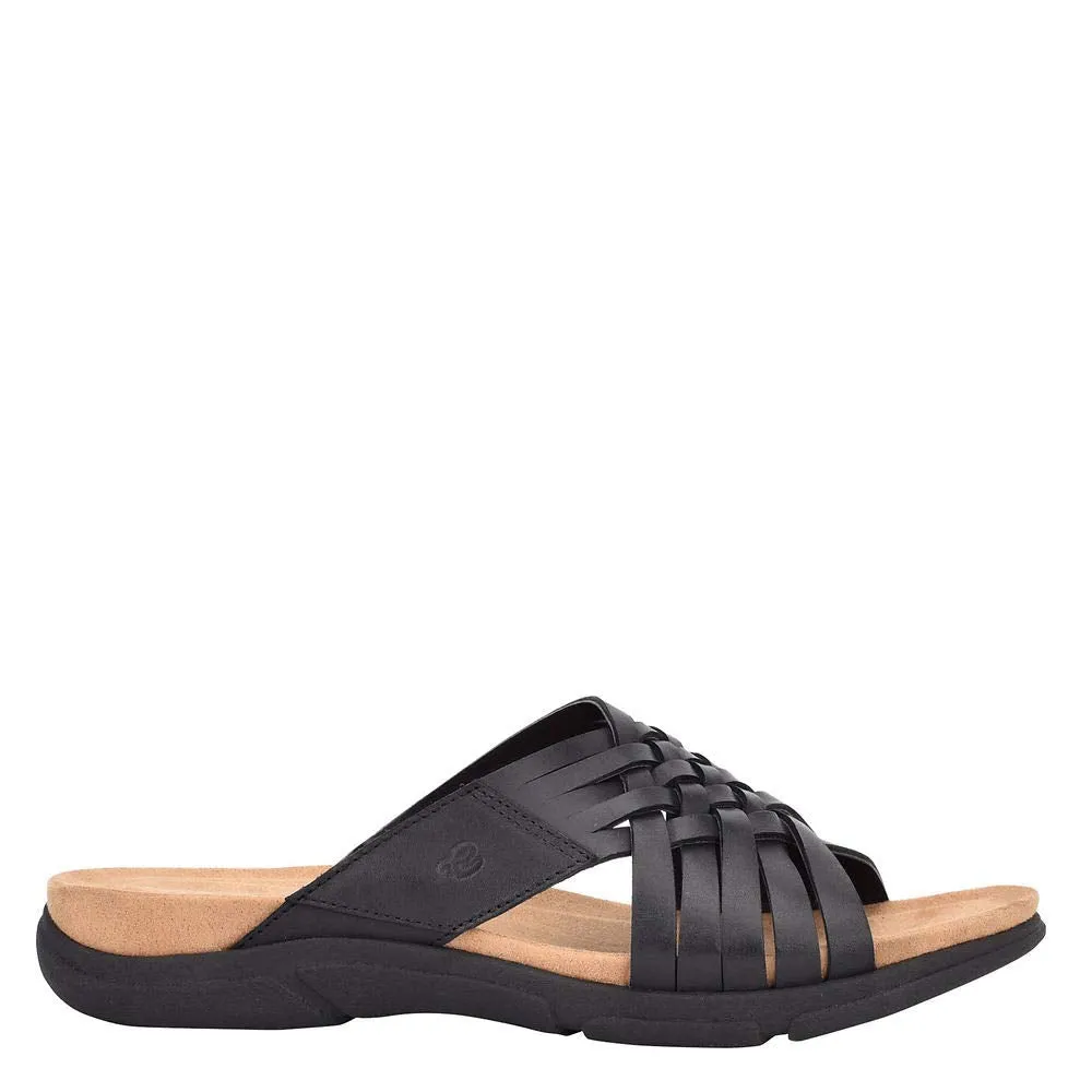 Easy Spirit Women's Meadow Slide Sandal, Black 001, 9.5