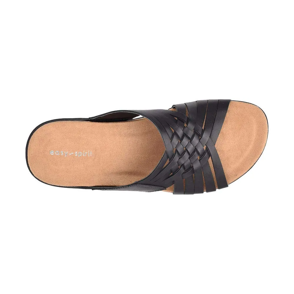 Easy Spirit Women's Meadow Slide Sandal, Black 001, 9.5