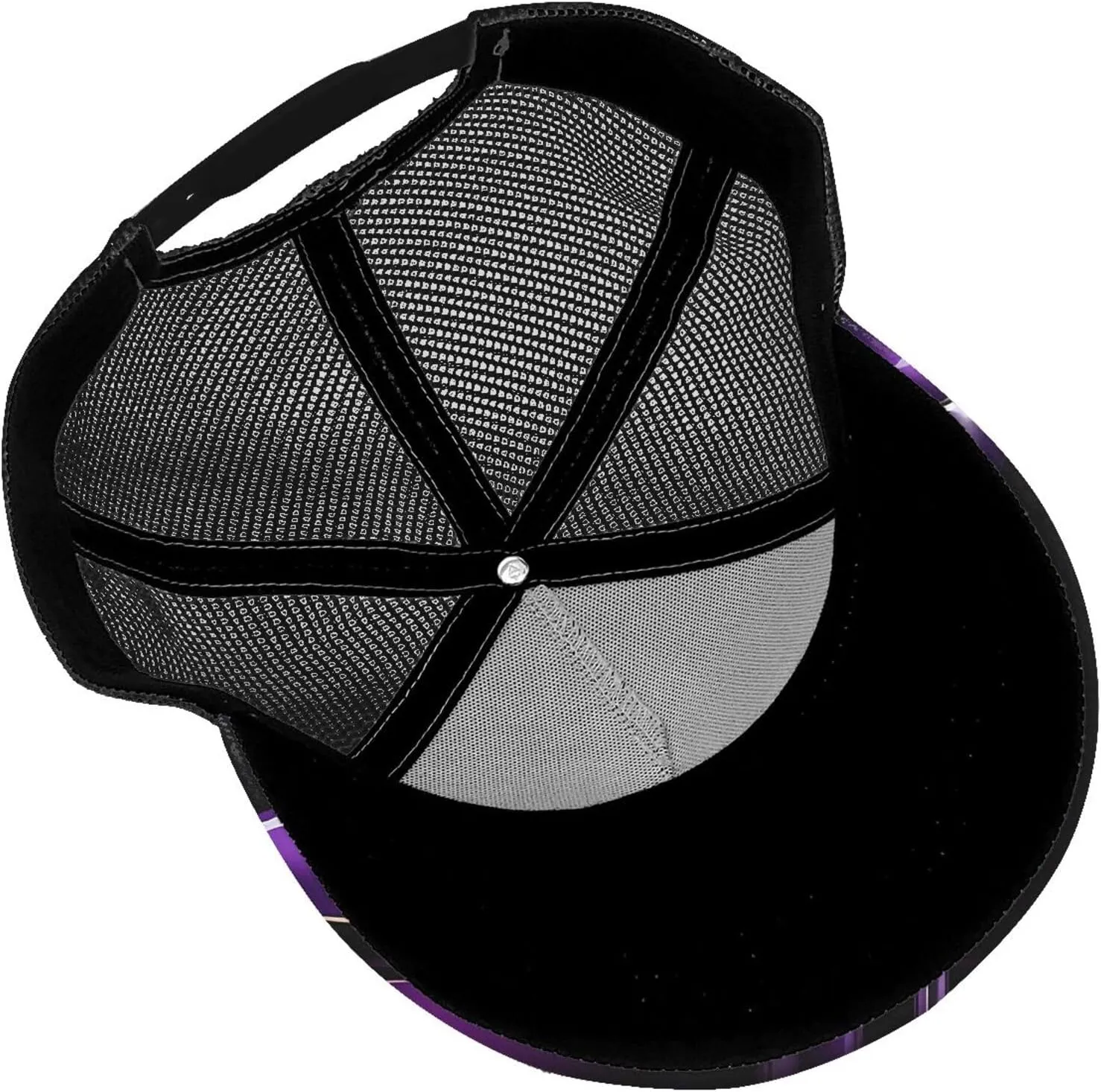 Elegant Purple High Heels with Lipstick Fashion Arc Sunshade Baseball Cap-Comfortable and Breathable, Light and Dry