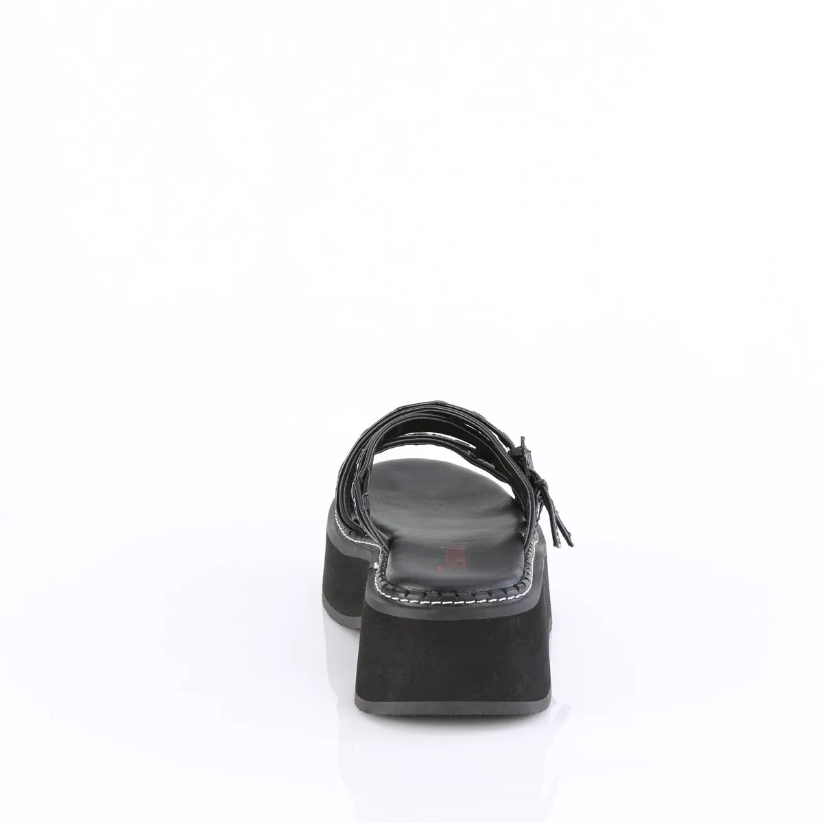 EMILY-07 - Blk Vegan Leather-Holo Pat