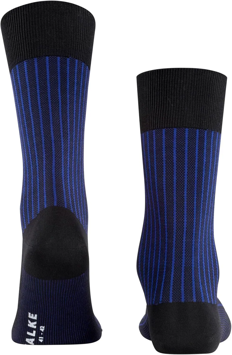 FALKE Men's Oxford Stripe Dress Socks, 1 Pair