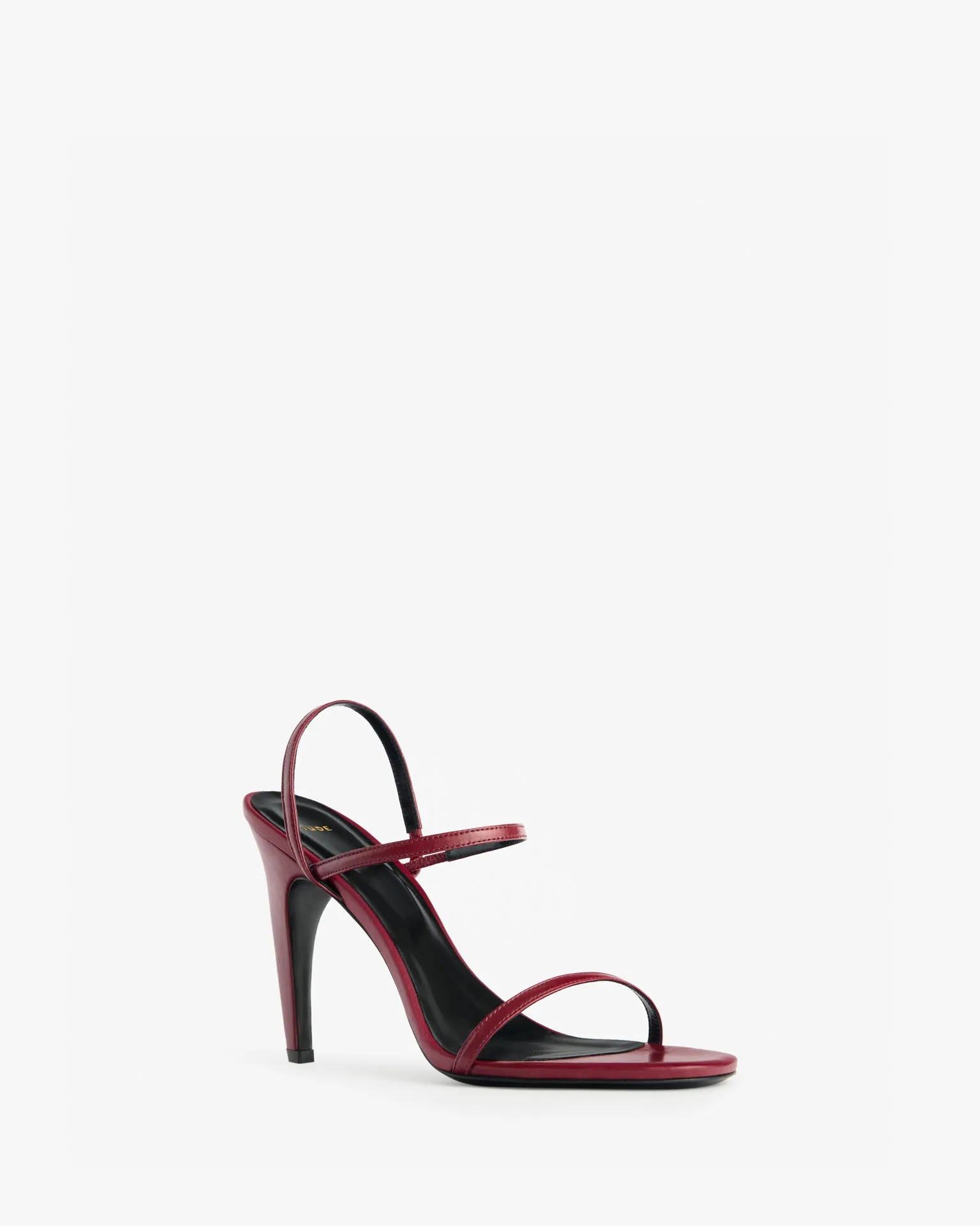 Fame Sandal in Bordeaux Leather
