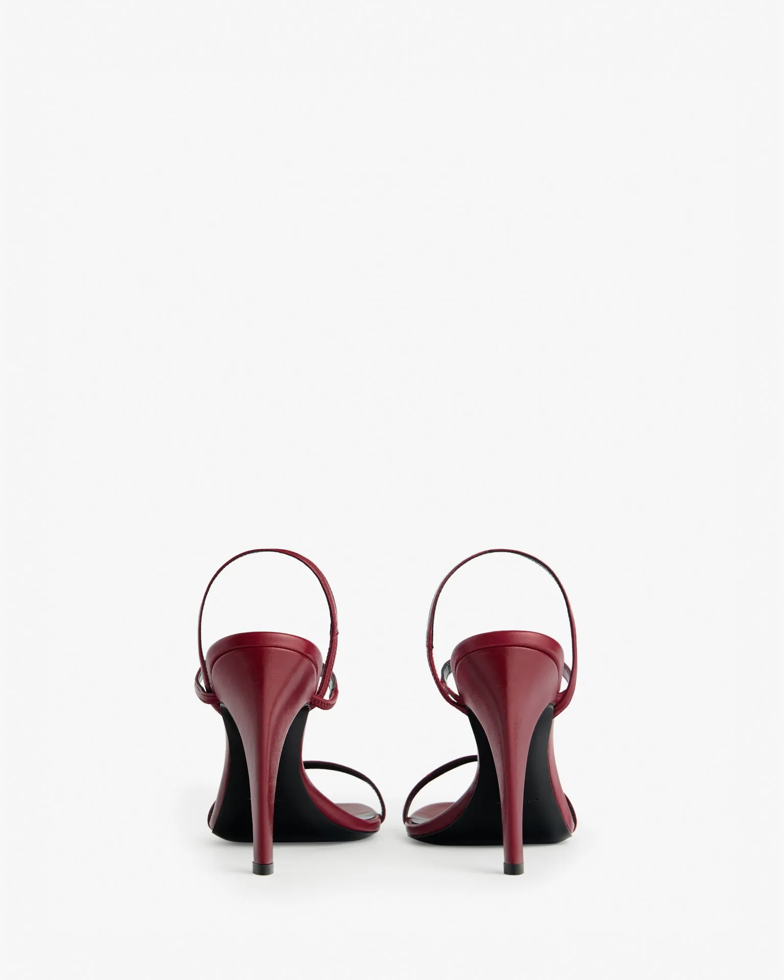 Fame Sandal in Bordeaux Leather