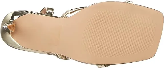 Fashion Automated Gracey Steve Stiletto Gold Toe Heeled Square Energy-efficient Sandals On Slip Open Madden