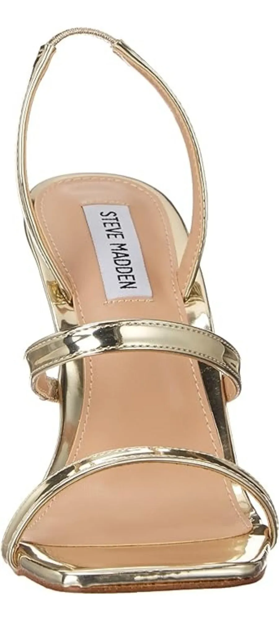 Fashion Automated Gracey Steve Stiletto Gold Toe Heeled Square Energy-efficient Sandals On Slip Open Madden