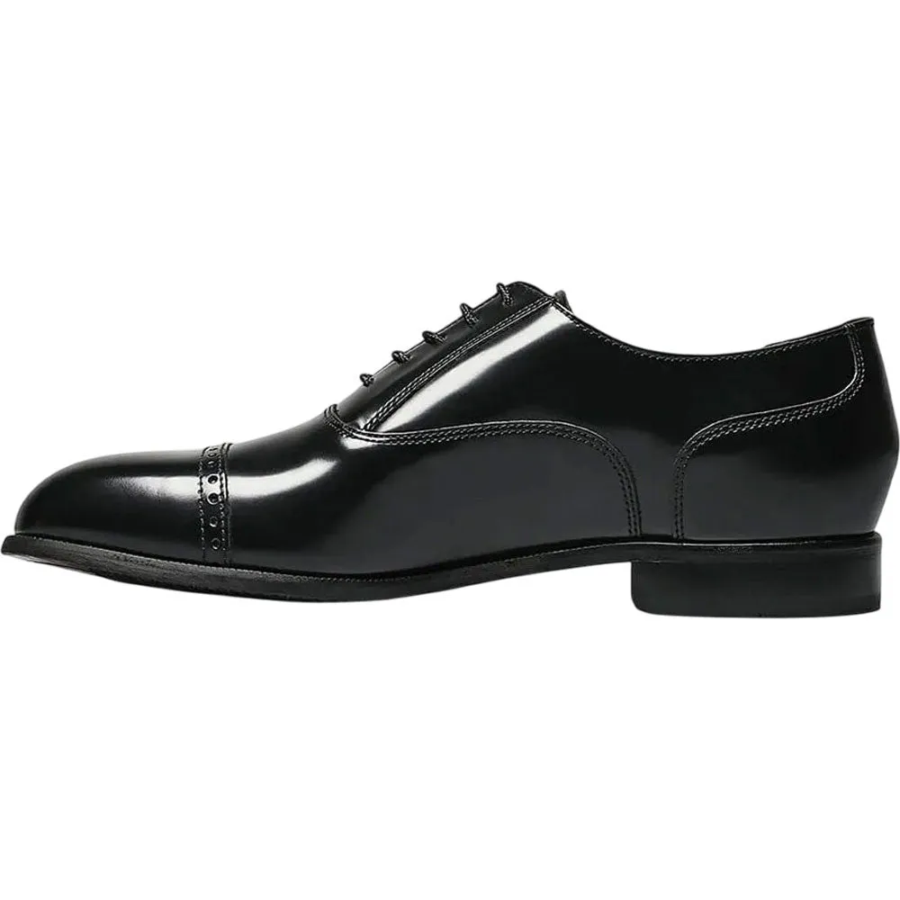 Florsheim Lexington Oxford Black Cap Toe Shoes