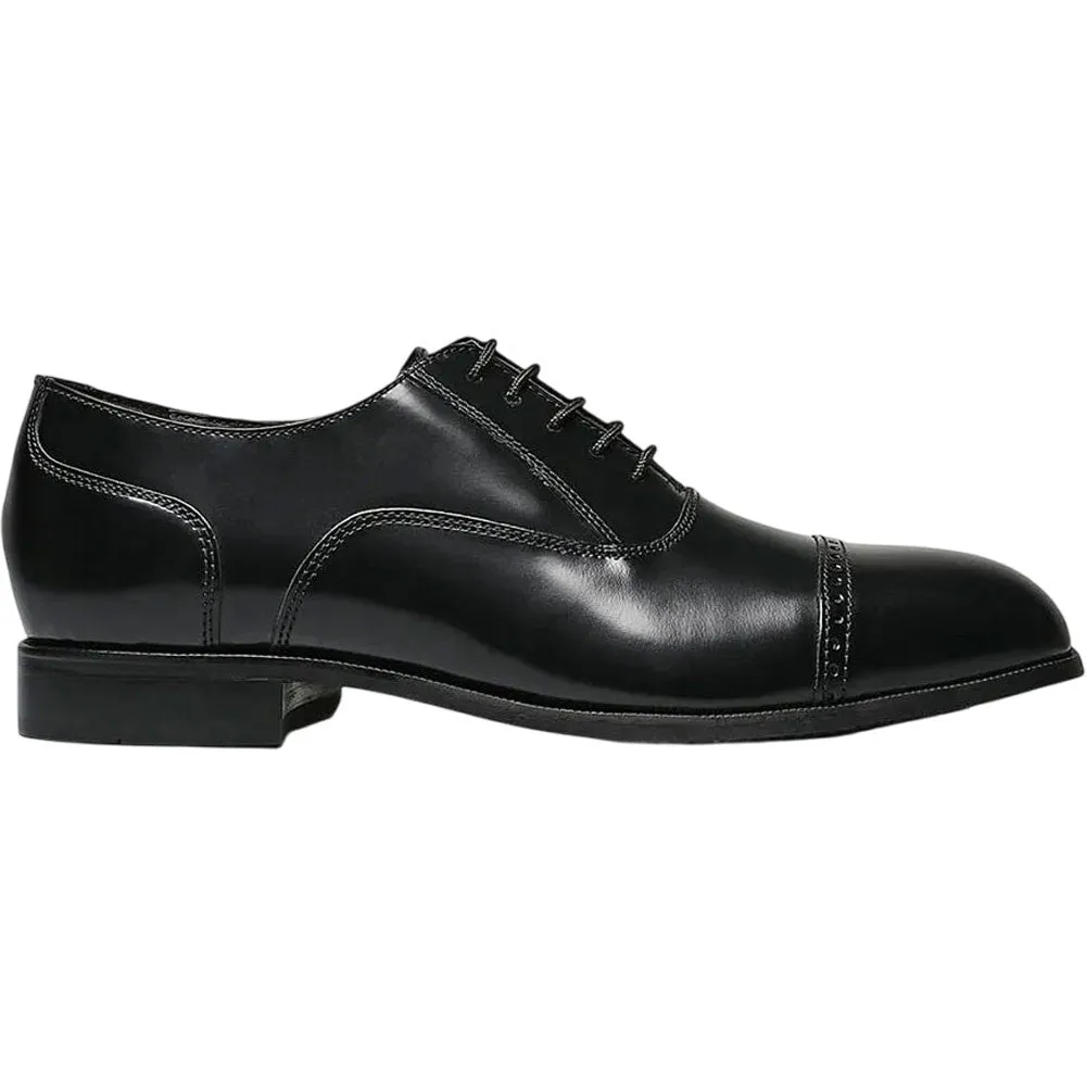 Florsheim Lexington Oxford Black Cap Toe Shoes