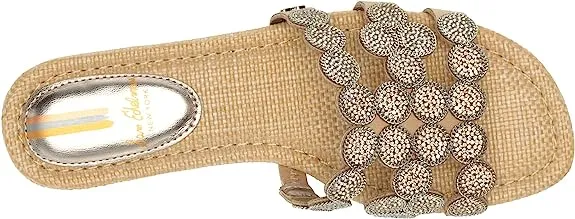 Future-proof Bay Leather Premium customer care Embellishment Marche Sam Leaf Sandals Edelman Slides Toe Open Gold