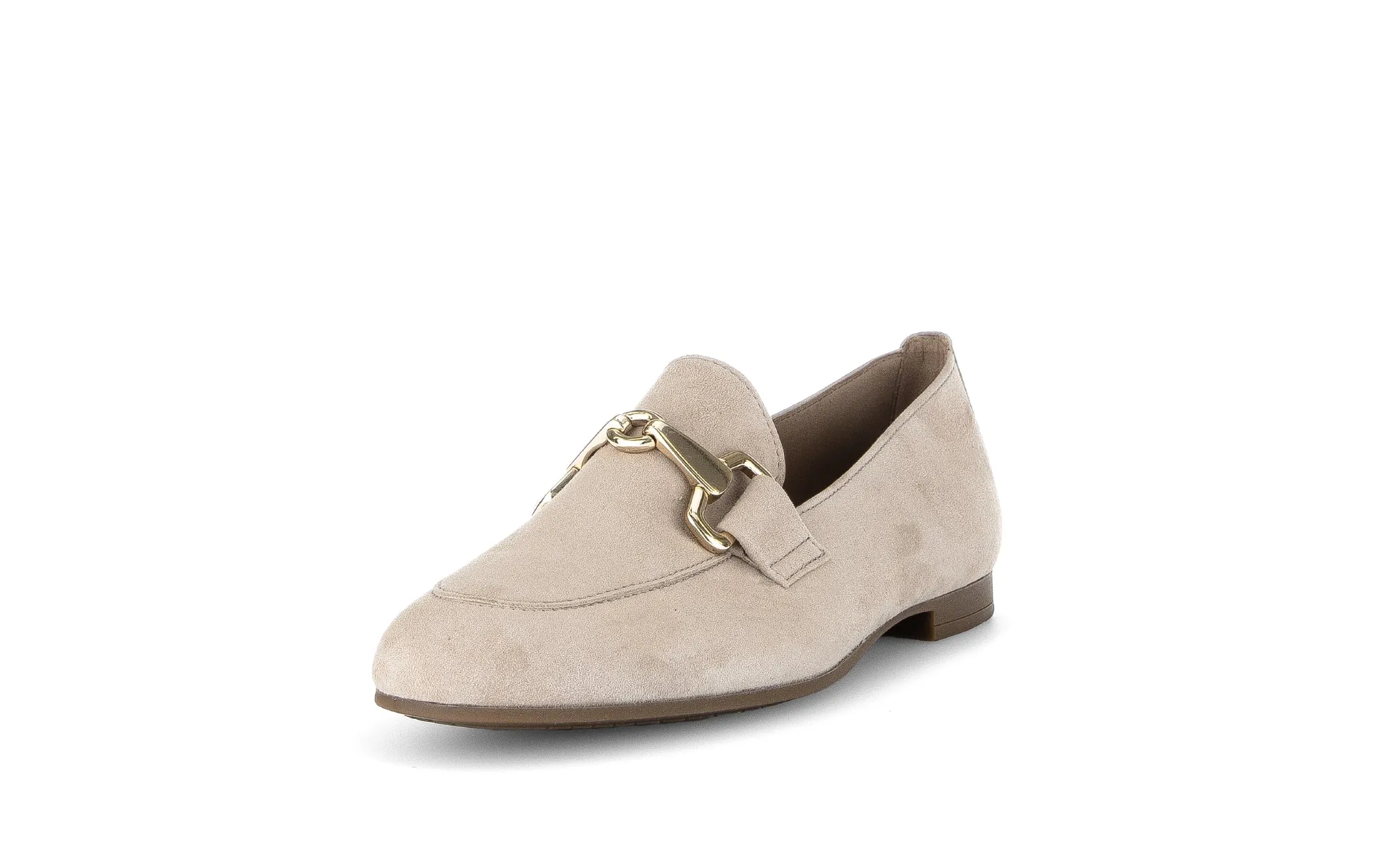 GABOR - 45.211.12 FLAT LOAFER - BEIGE SUEDE