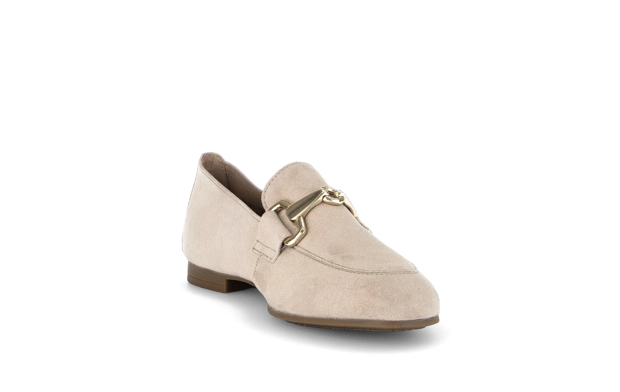 GABOR - 45.211.12 FLAT LOAFER - BEIGE SUEDE